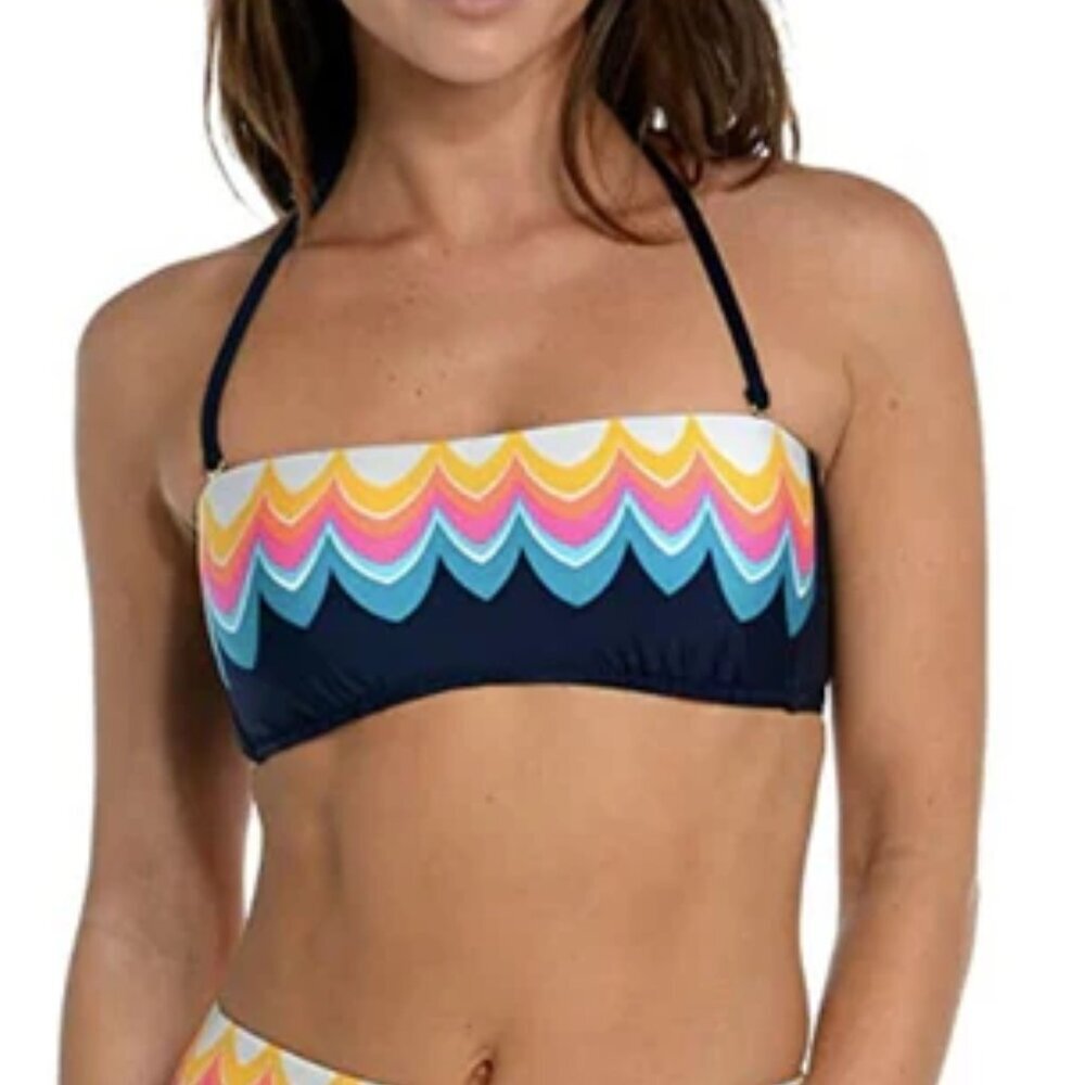 NWT Sunshine 79 New Wave Bandeau Bikini Top 4